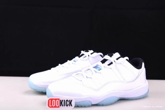 Rep Low AV2187-117 11 Air Blue Jordan Legend 0703